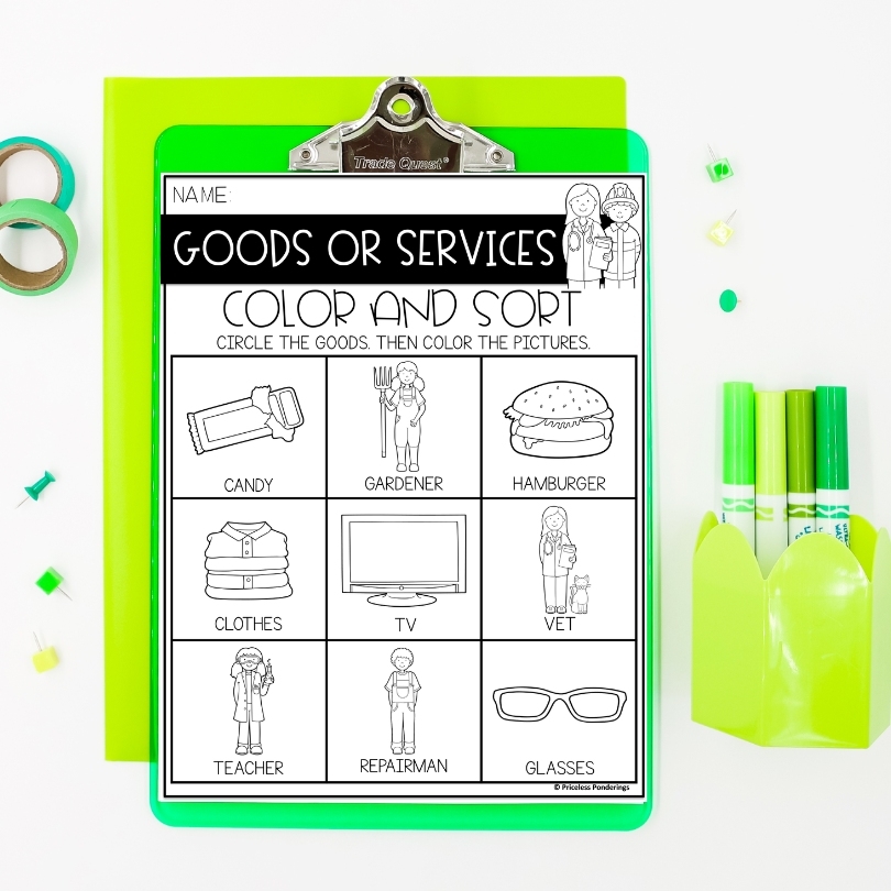 Free Basic Economics Worksheet Unit For Kids Priceless Ponderings