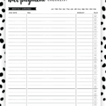 Free Bill Payment Checklist PDF World Of Printables