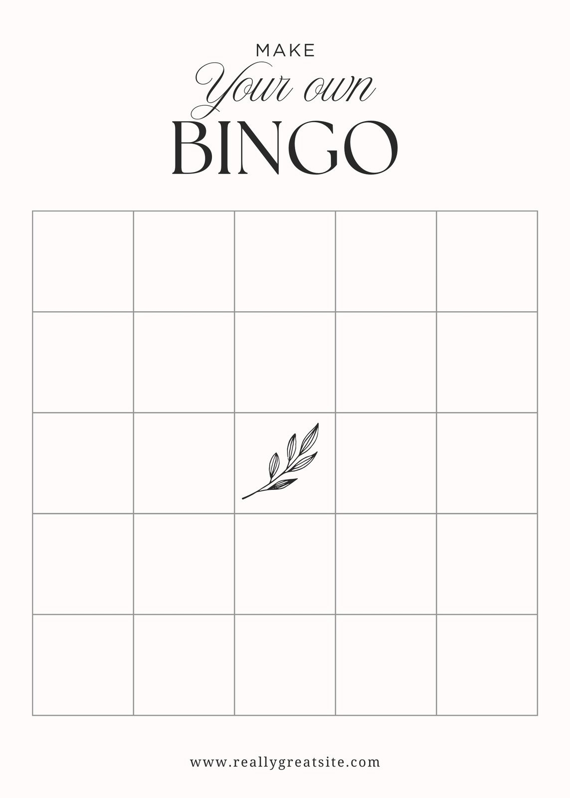 Free Bingo Card Templates To Customize And Print Canva