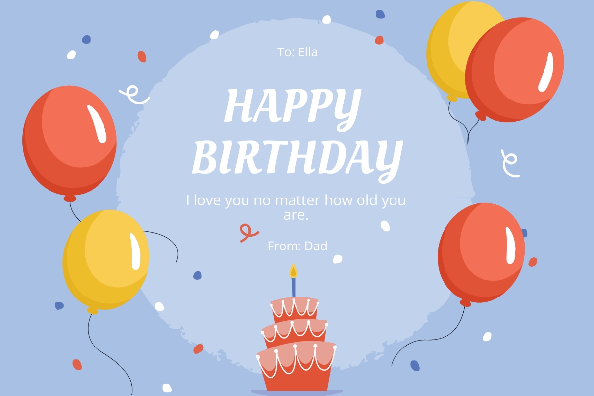 printable birthday card for daughter