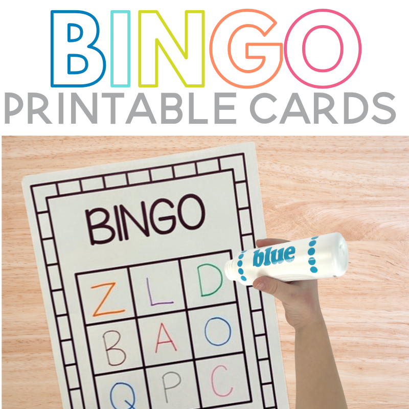 free printable bingo cards blank