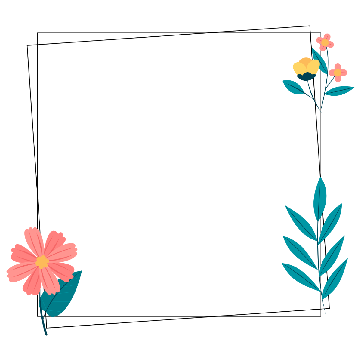 Free Border Clipart PNG To Customize And Download