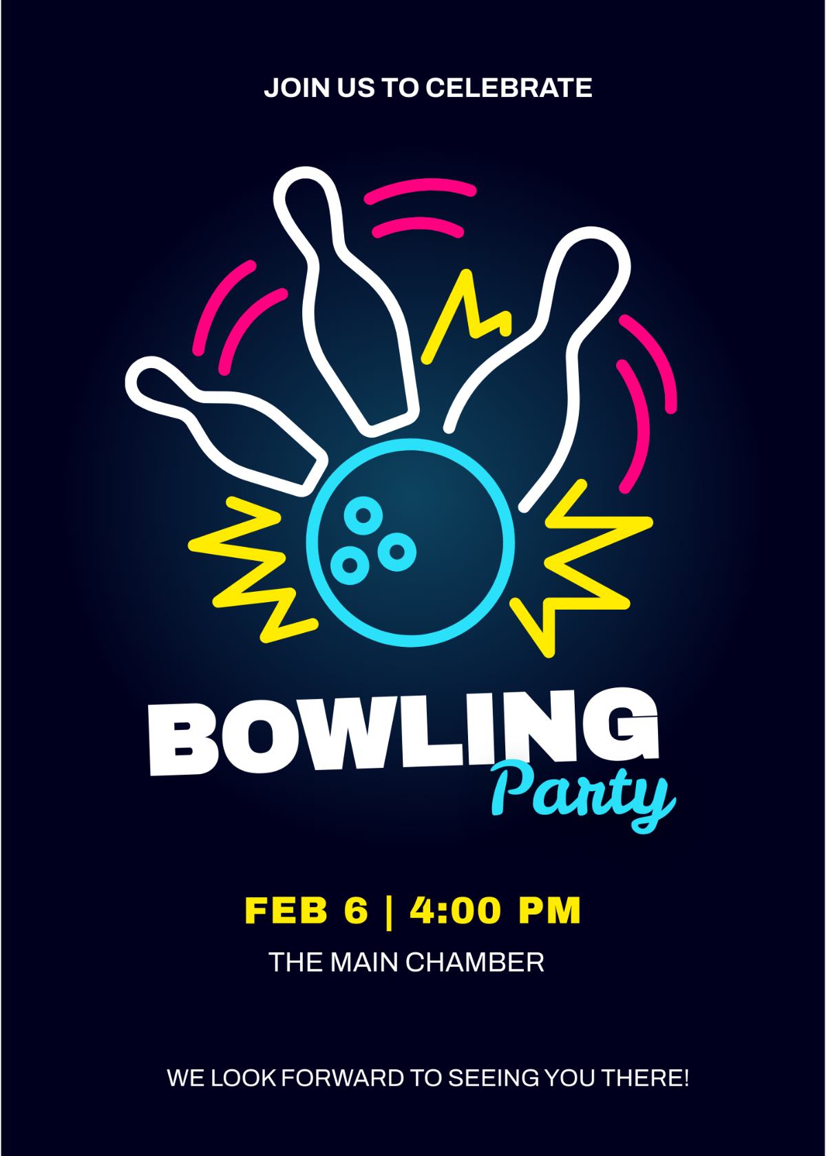 Free Bowling Invitation Templates Editable And Printable