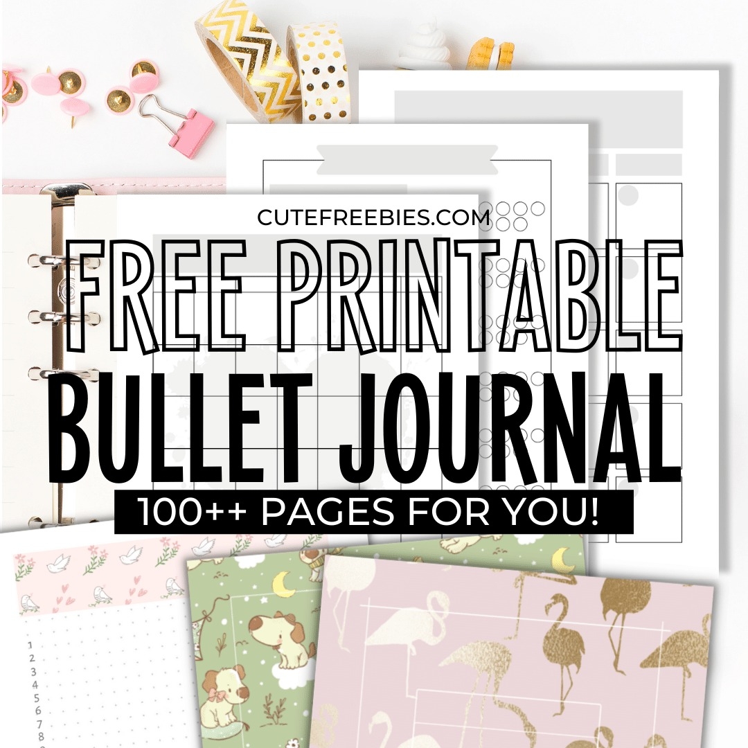 free bullet journal printables 2018