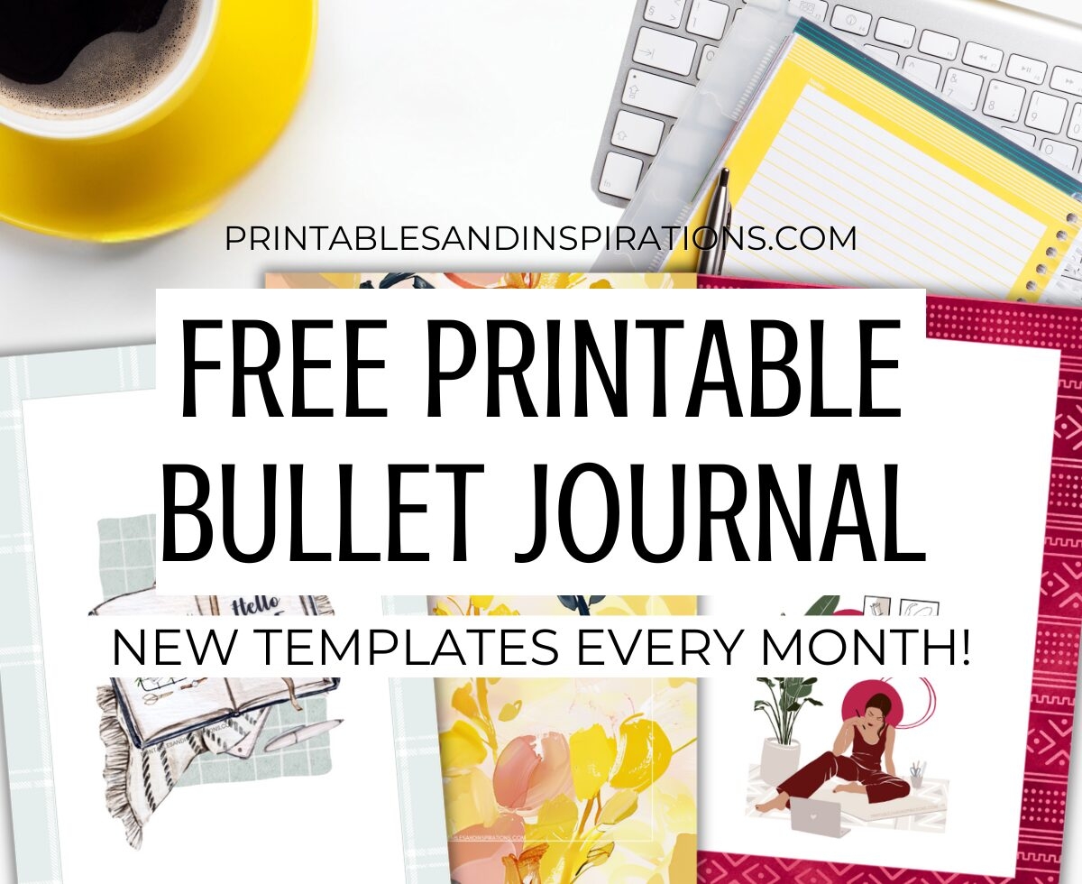 free bullet journal printables pdf