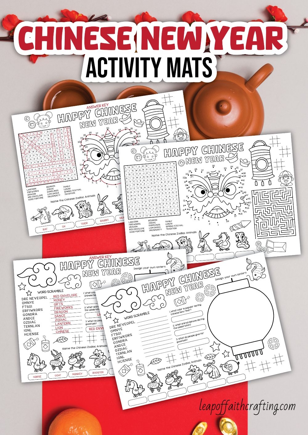 free chinese new year printables