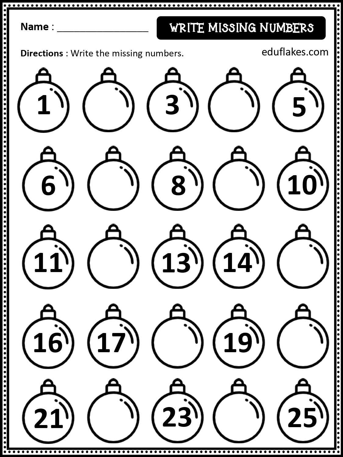 free printable preschool math worksheets