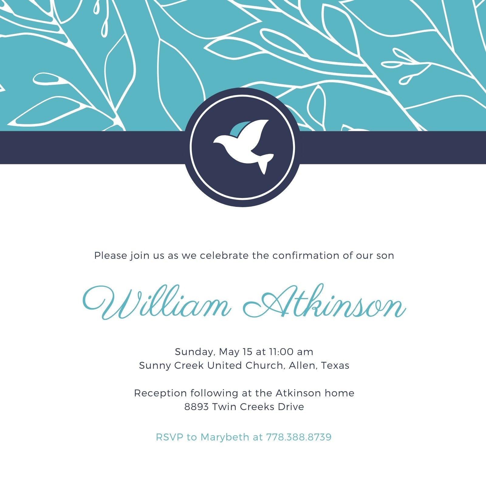 Free Confirmation Invitation Templates To Customize Canva
