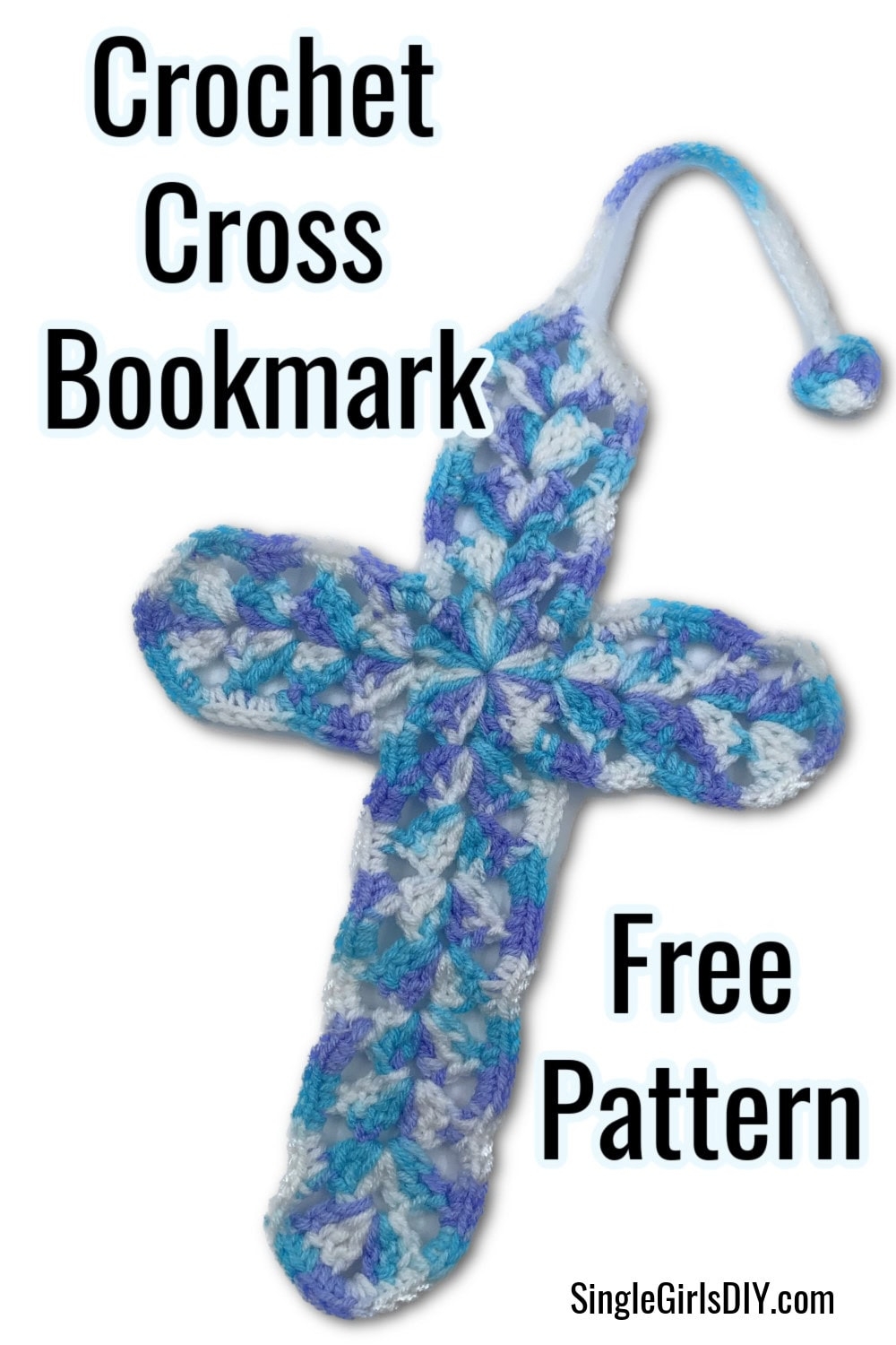 Free Cross Bookmark Crochet Pattern Single Girl s DIY