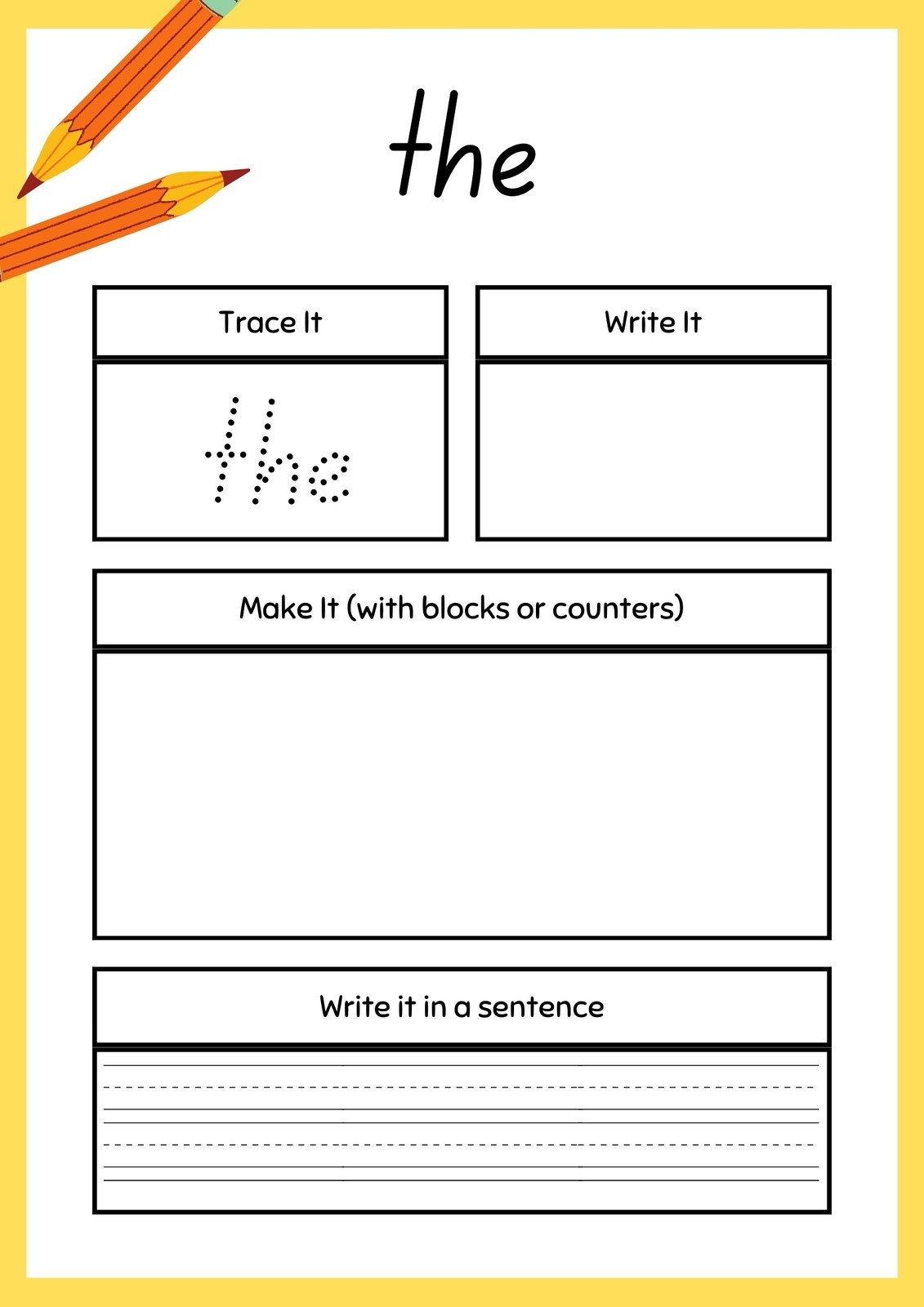 Free Custom 1st Grade Writing Worksheet Templates Canva