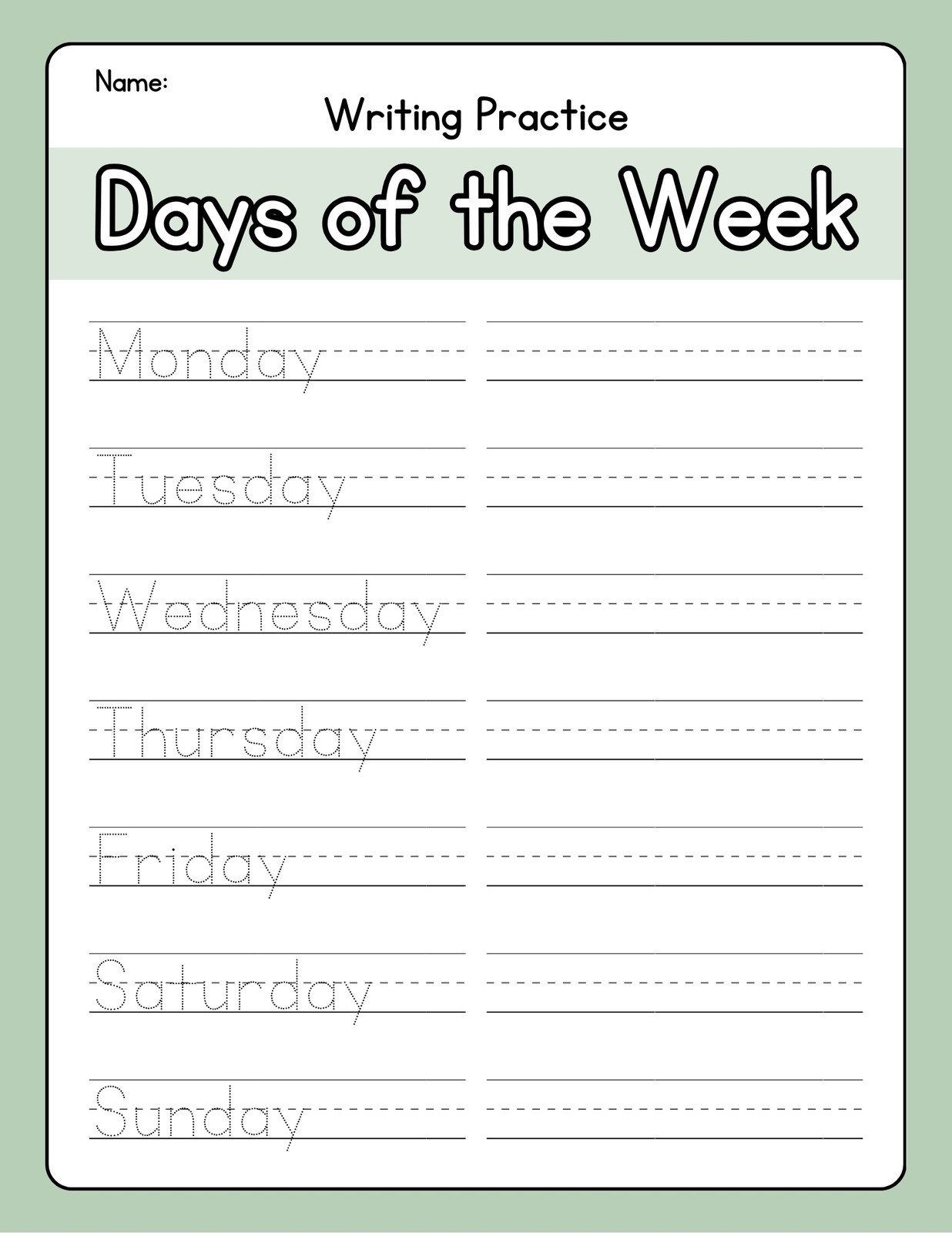 free printable worksheets for first graders