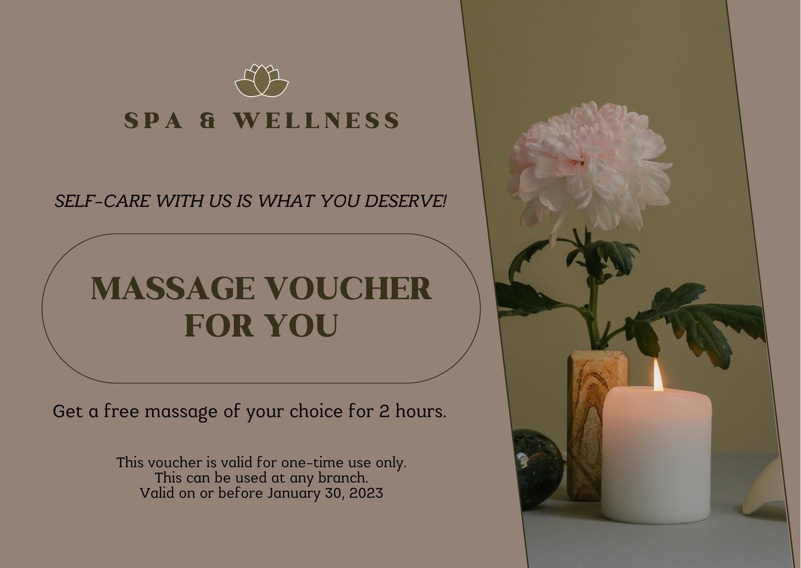 free printable massage gift certificate templates