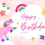 Free Custom Printable Unicorn Card Templates Canva