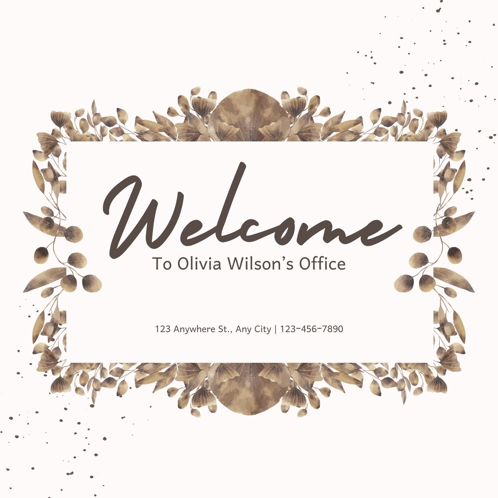 free printable welcome sign template free printable welcome sign template
