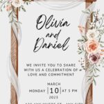 Free Custom Rustic Wedding Invitation Templates Canva