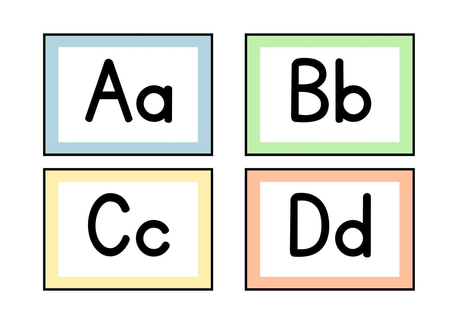 free printable lowercase block letters