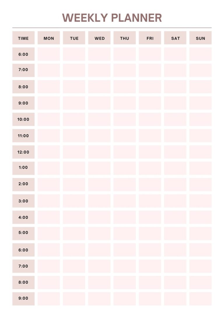Free Daily Planner Templates To Customize Canva