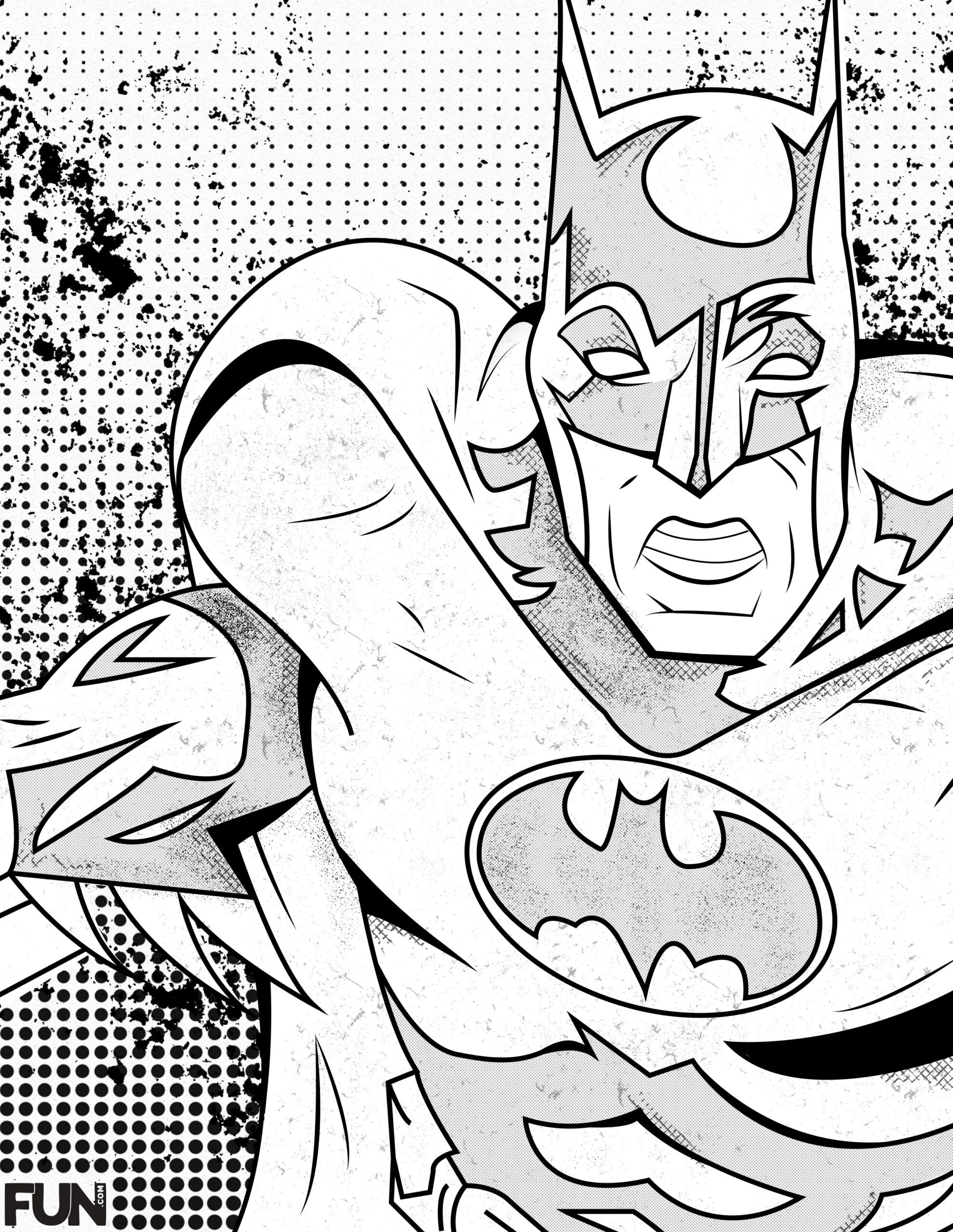 batman vs superman coloring pages printable