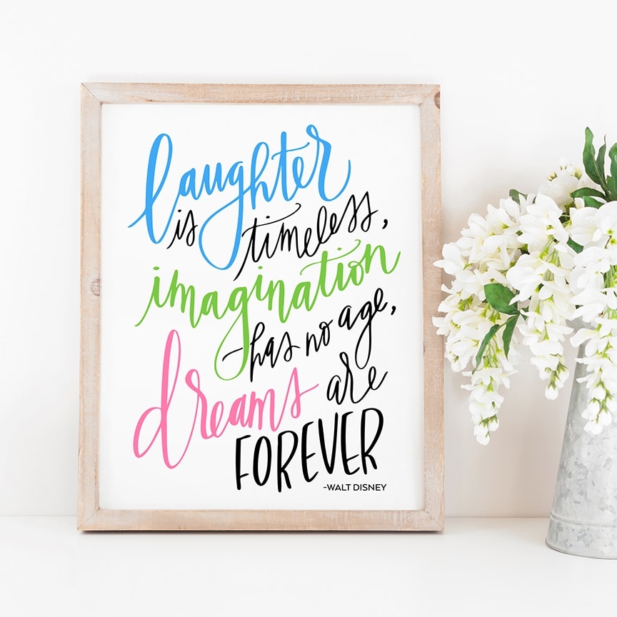 FREE Disney Quote SVG U0026 Printable Pineapple Paper Co 