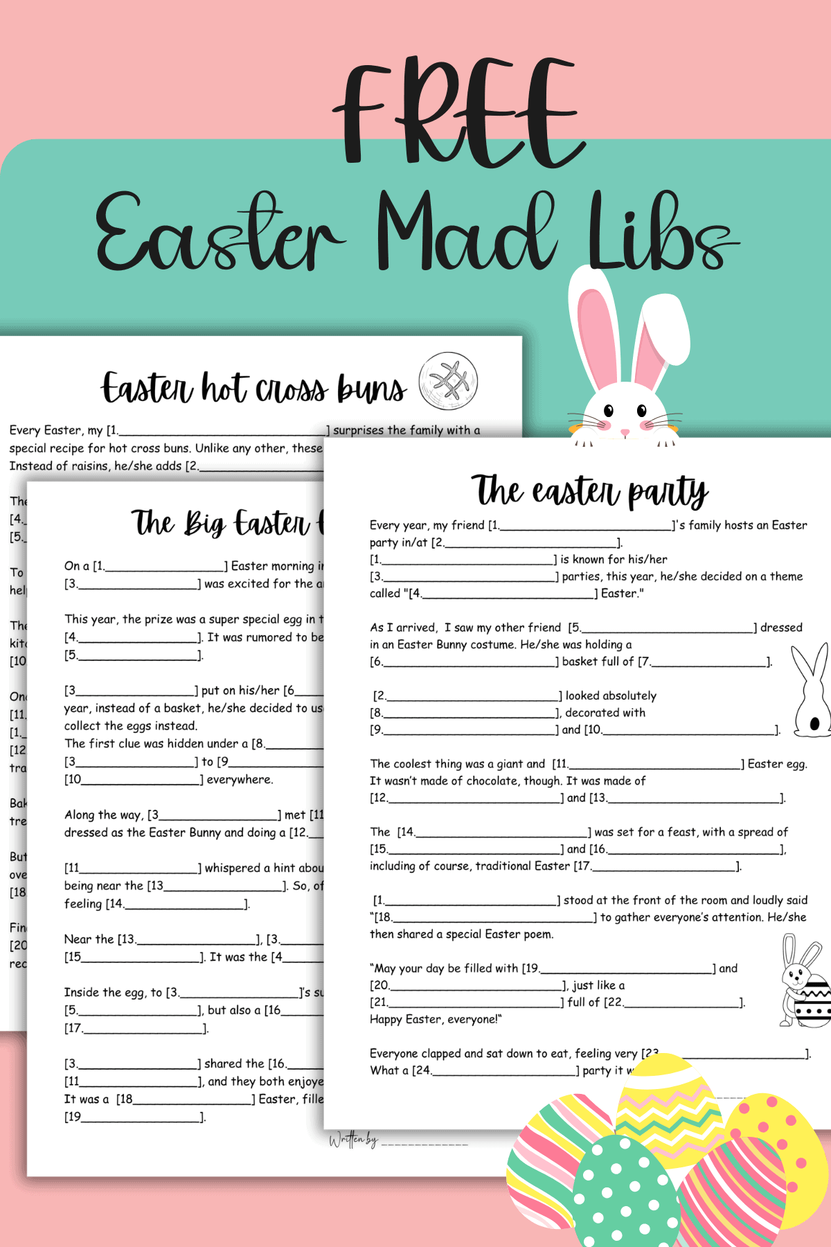 Free Easter Mad Libs Love U0026 Laugh Games
