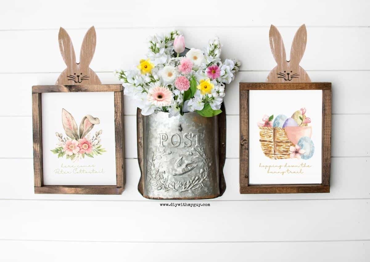 free easter printables wall art