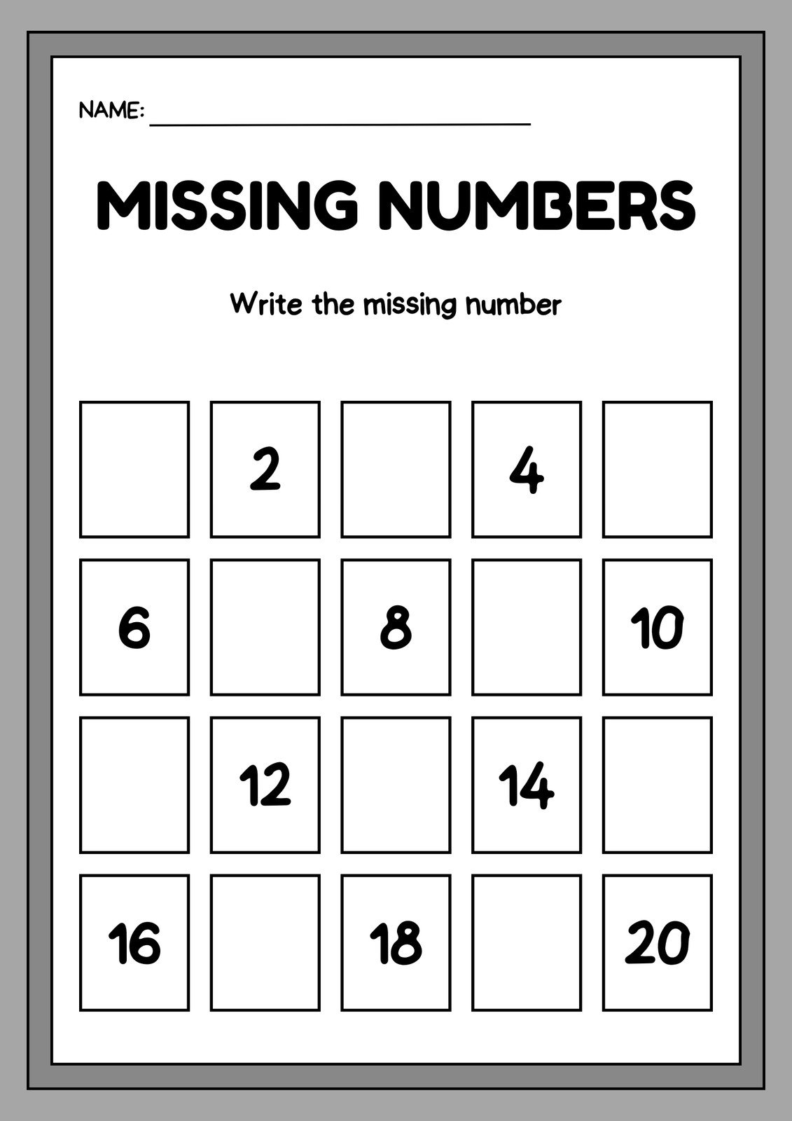 Free Editable Kindergarten Worksheets Canva