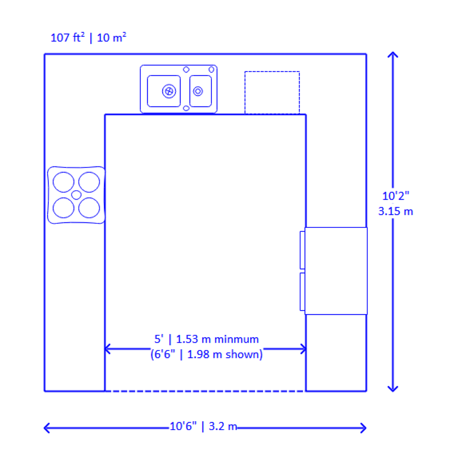 Free Editable Kitchen Floor Plan Examples U0026 Templates EdrawMax