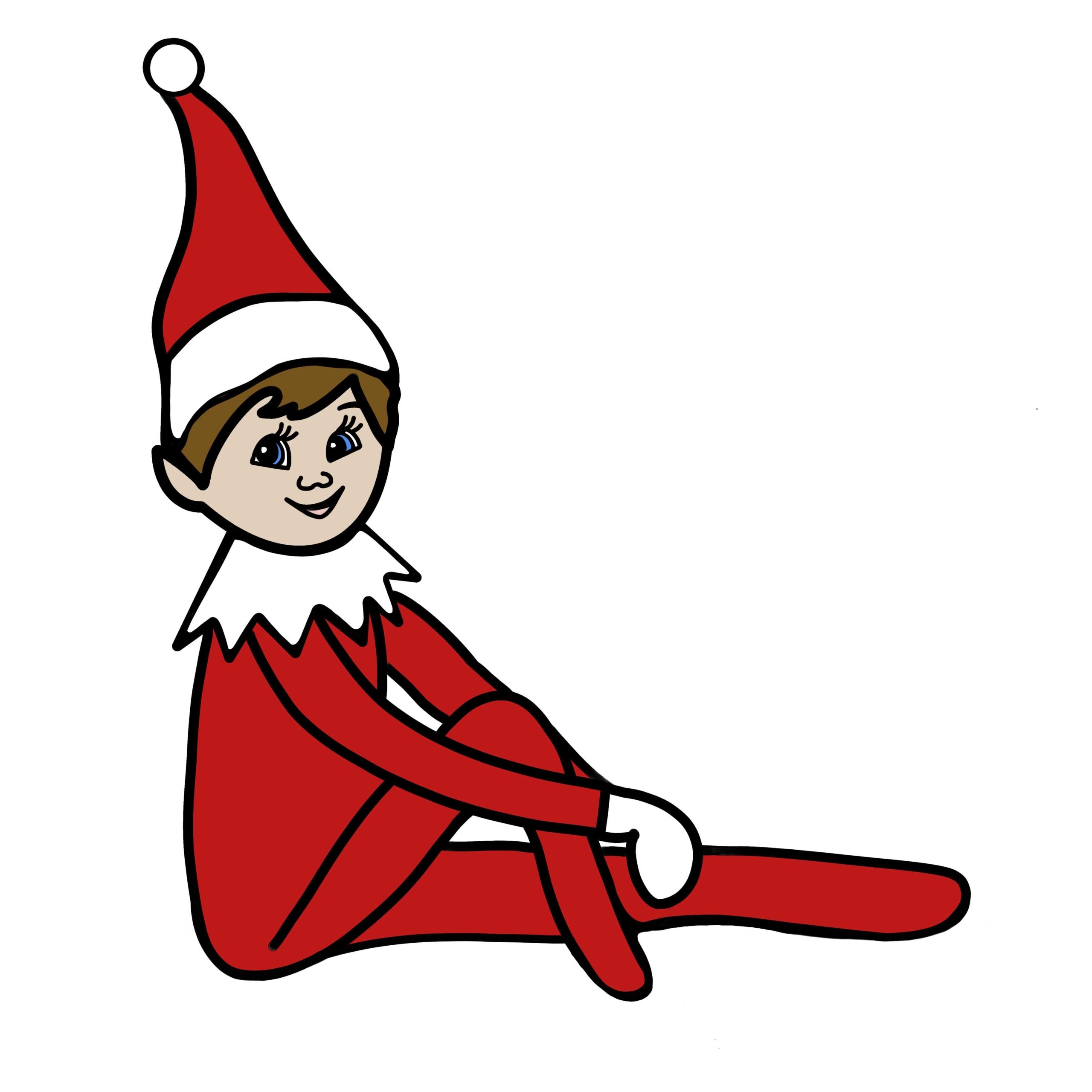 Free Elf On The Shelf Printable stickers PNG Like Love Do