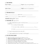 Free Firearm Gun Bill Of Sale Form PDF Word EForms