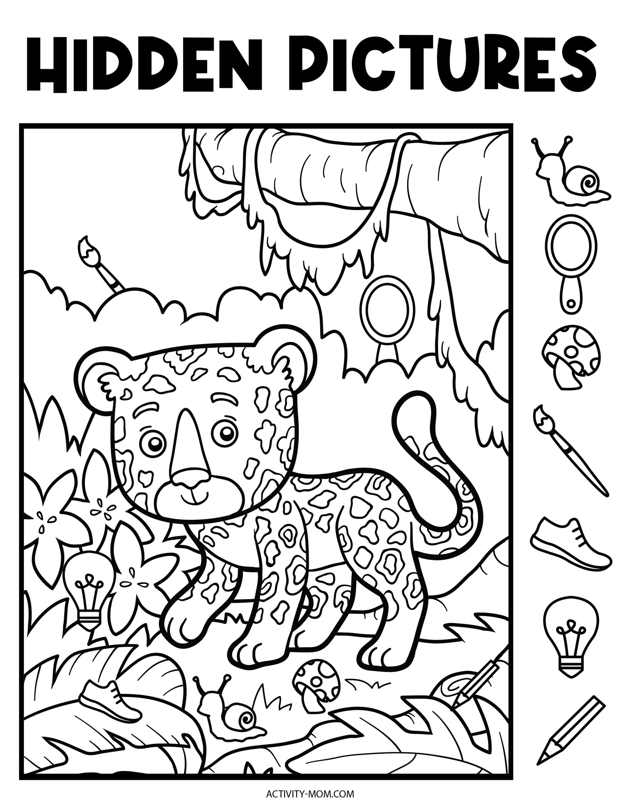 Free Free Printable Hidden Picture Worksheet Download Free Free 