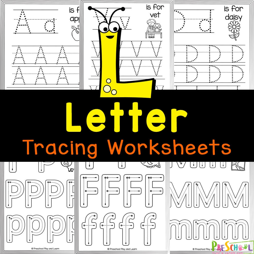 free printable letter tracing worksheets pdf