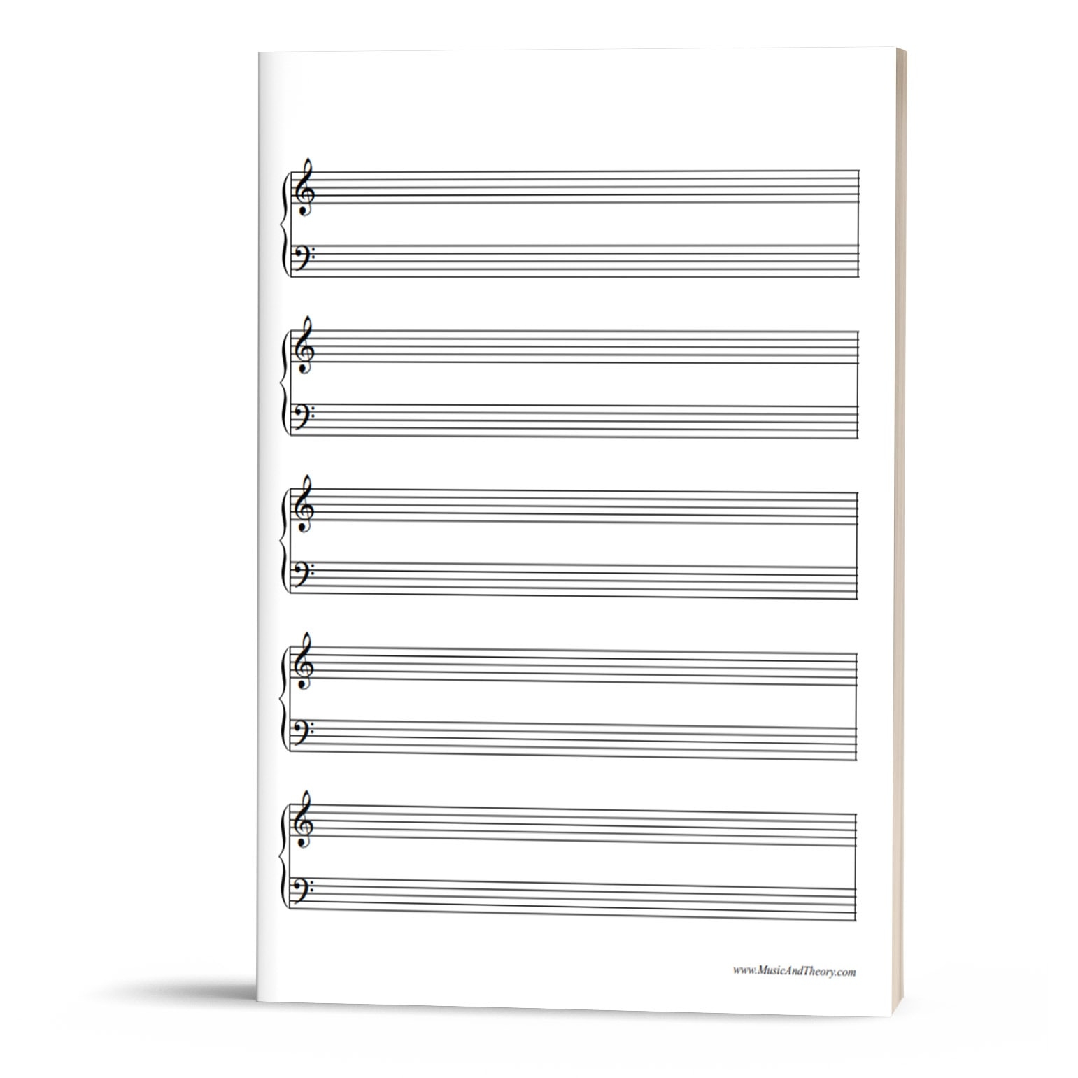 large grand staff printable