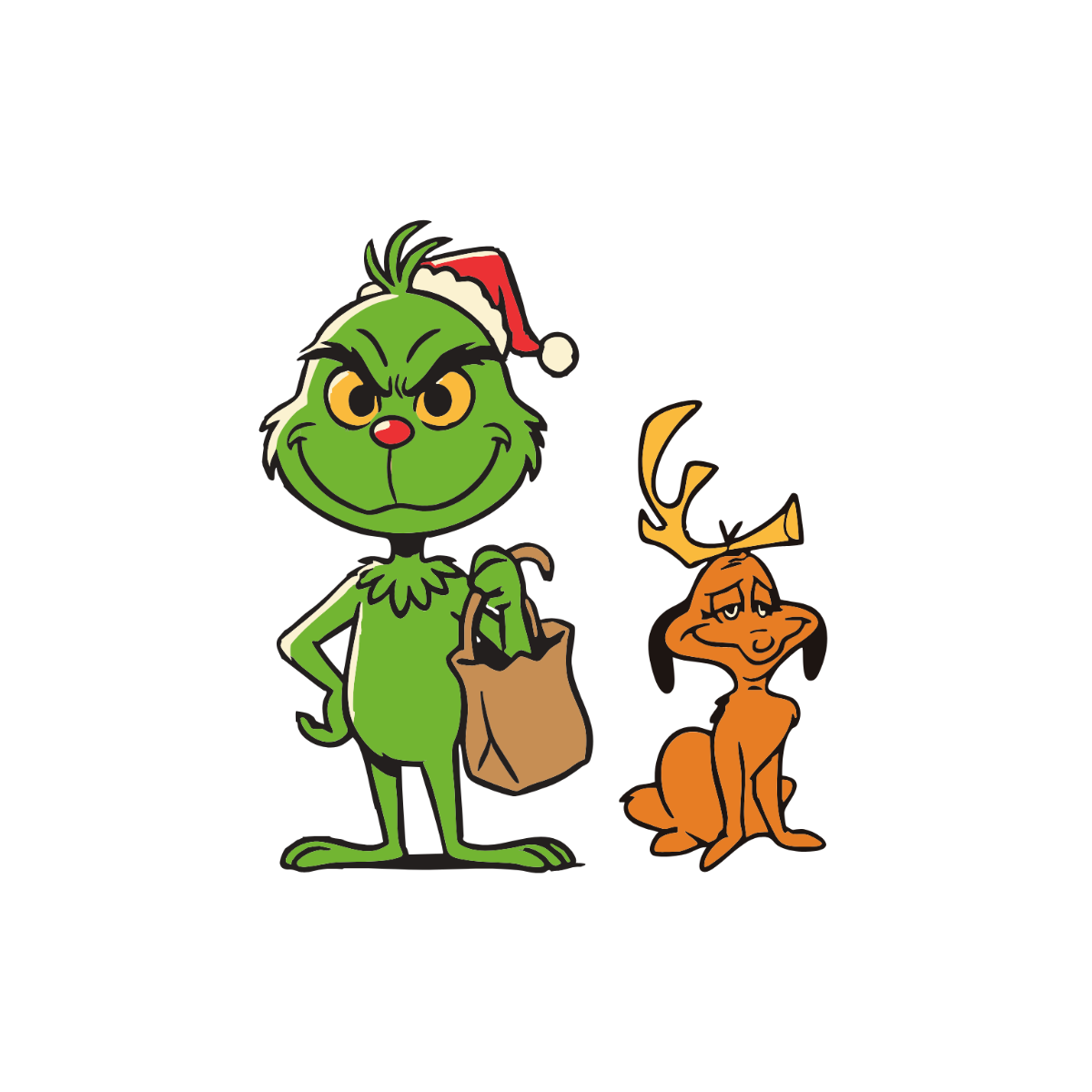 Free Grinch And Max Clipart Template To Edit Online