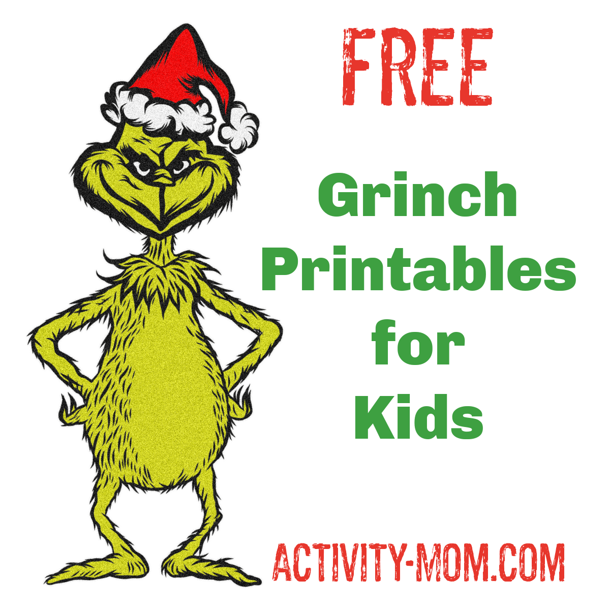 free printable grinch with max