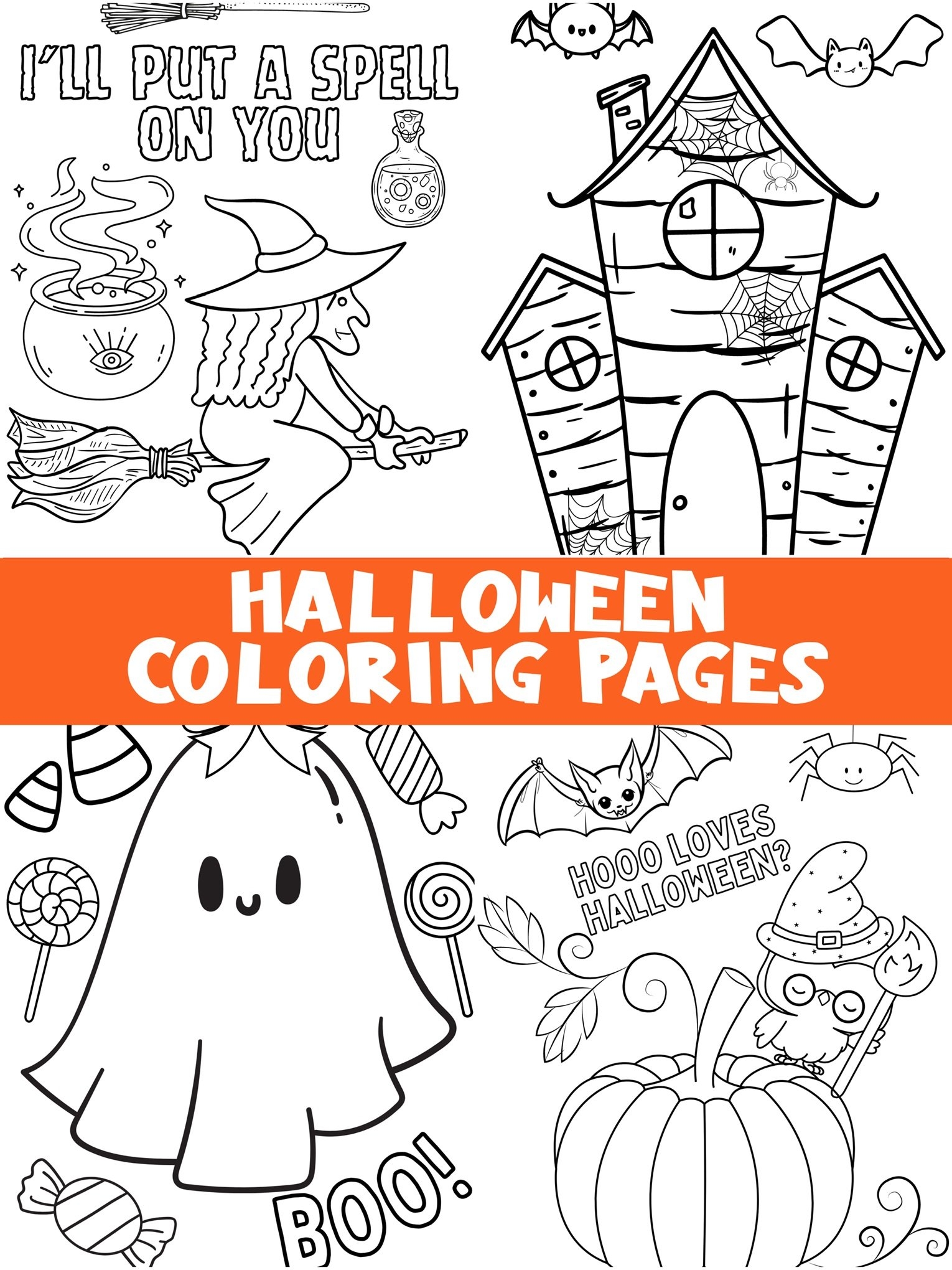 printable halloween coloring pages
