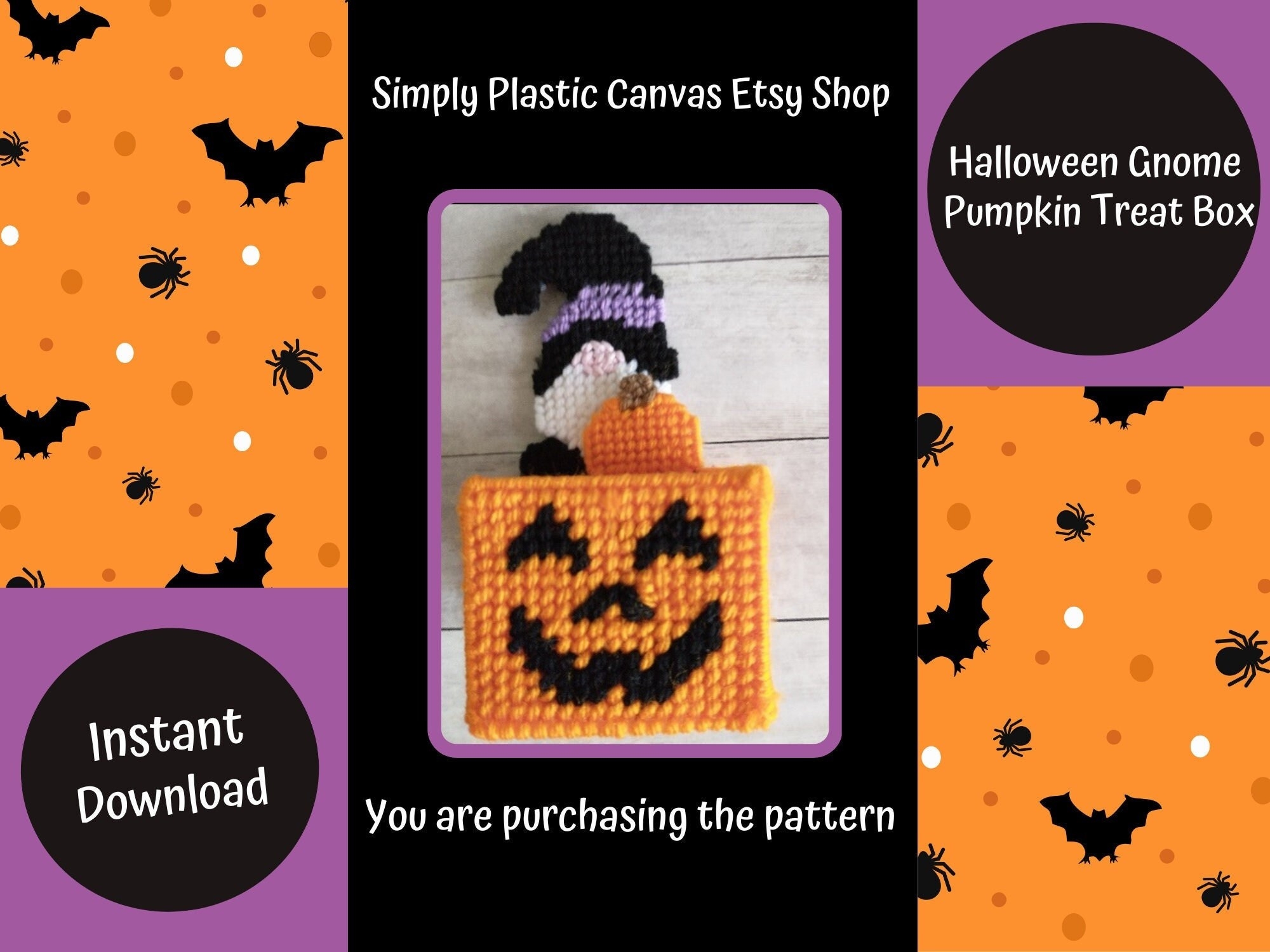 free printable halloween plastic canvas patterns
