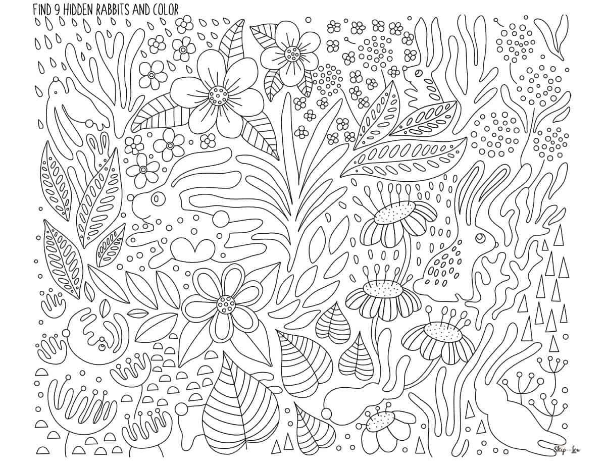 easy printable hidden pictures for preschoolers