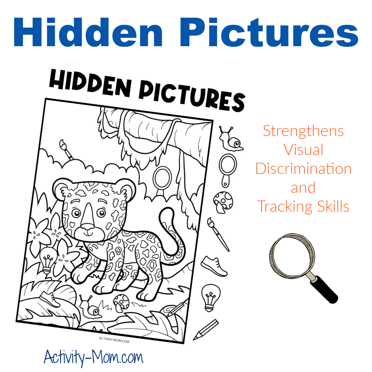 hidden pictures printables for kids