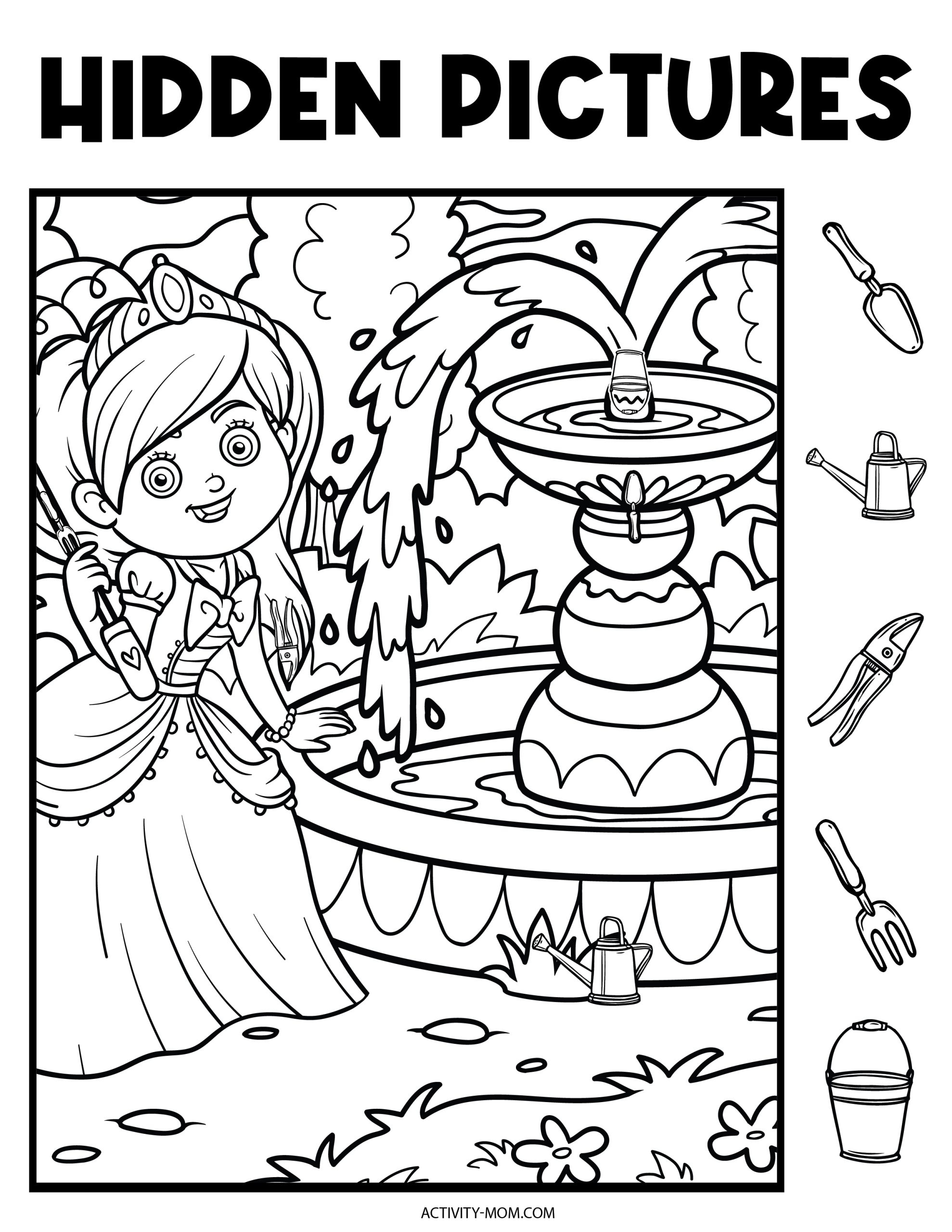 free printable hidden pictures