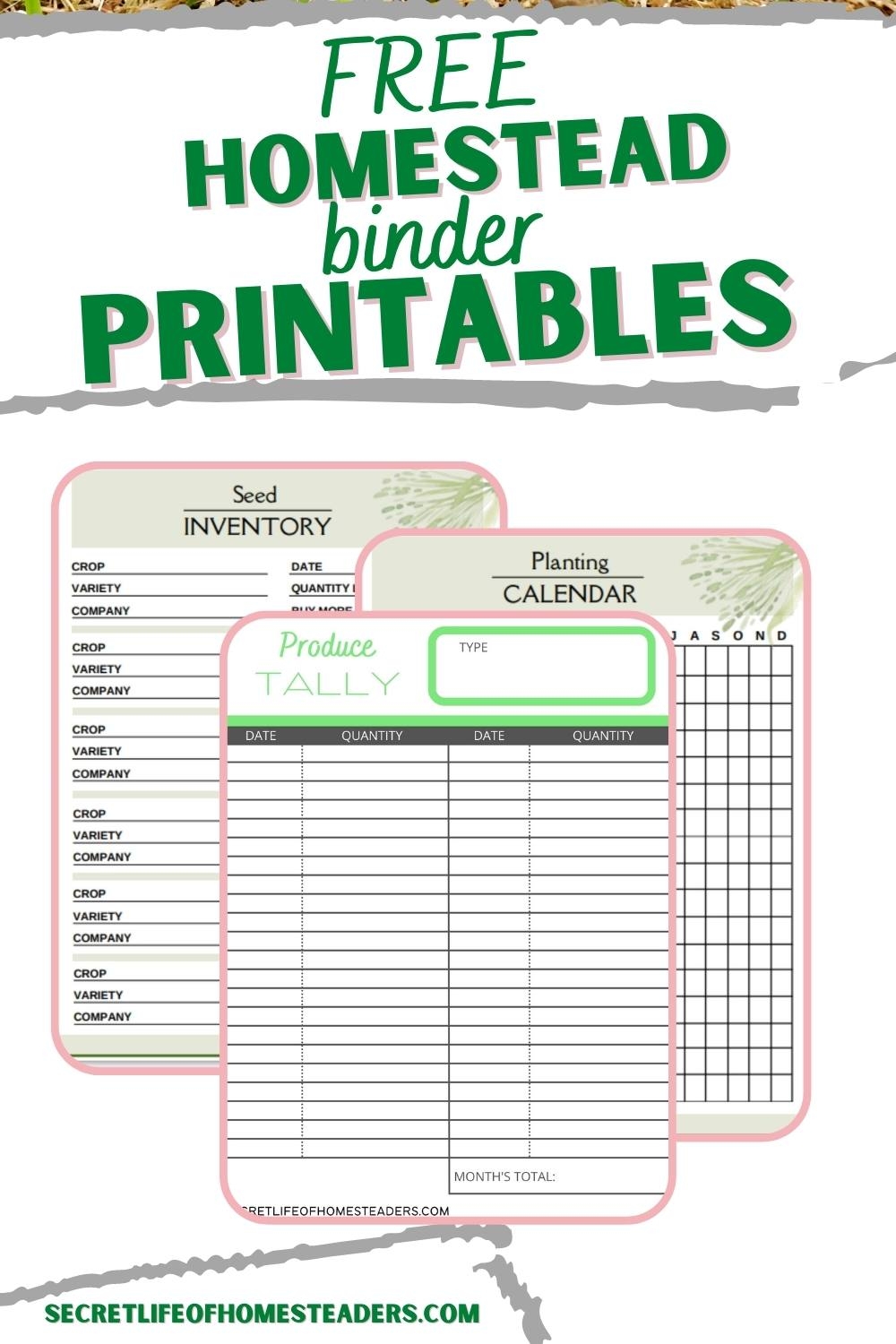 Free Homestead Binder Printables To Simplify Your Life Secret 