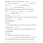 Free Horse Bill Of Sale Form PDF Word EForms