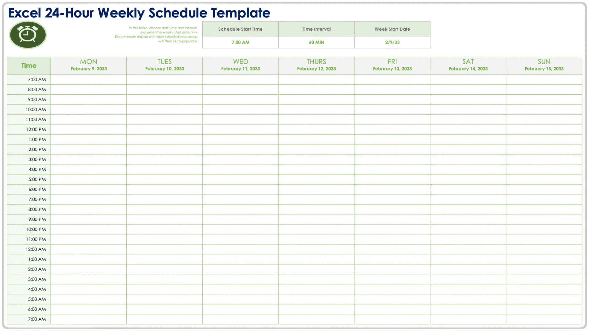 weekly schedule template printable weekly schedule template printable