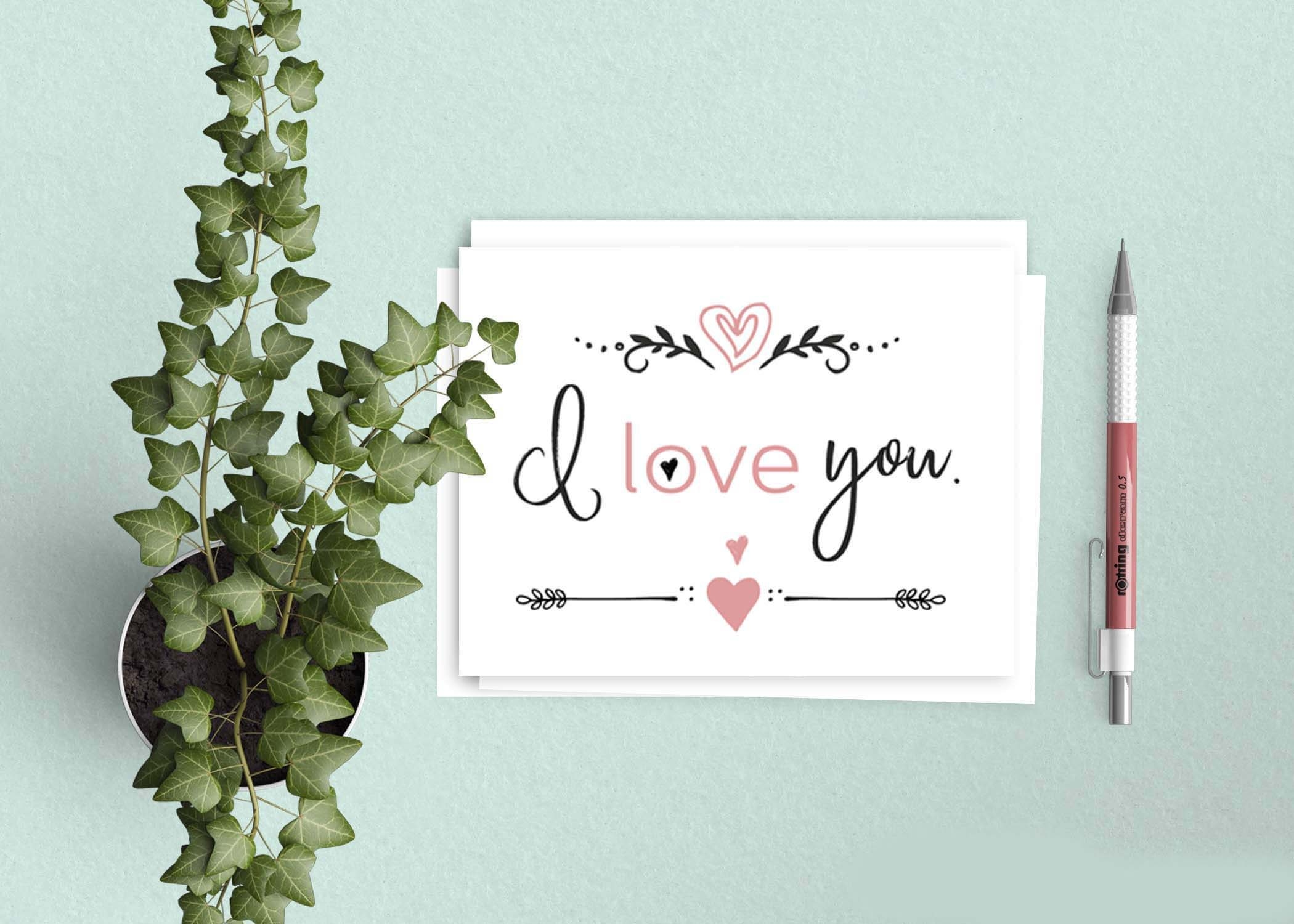 Free I Love You Cards Free Valentine s Day Printable Free I Love You Cards Free Valentine s Day Printable