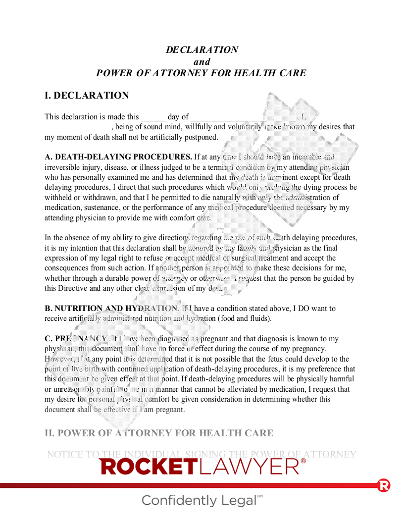 Free Illinois Living Will Make U0026 Download Rocket Lawyer