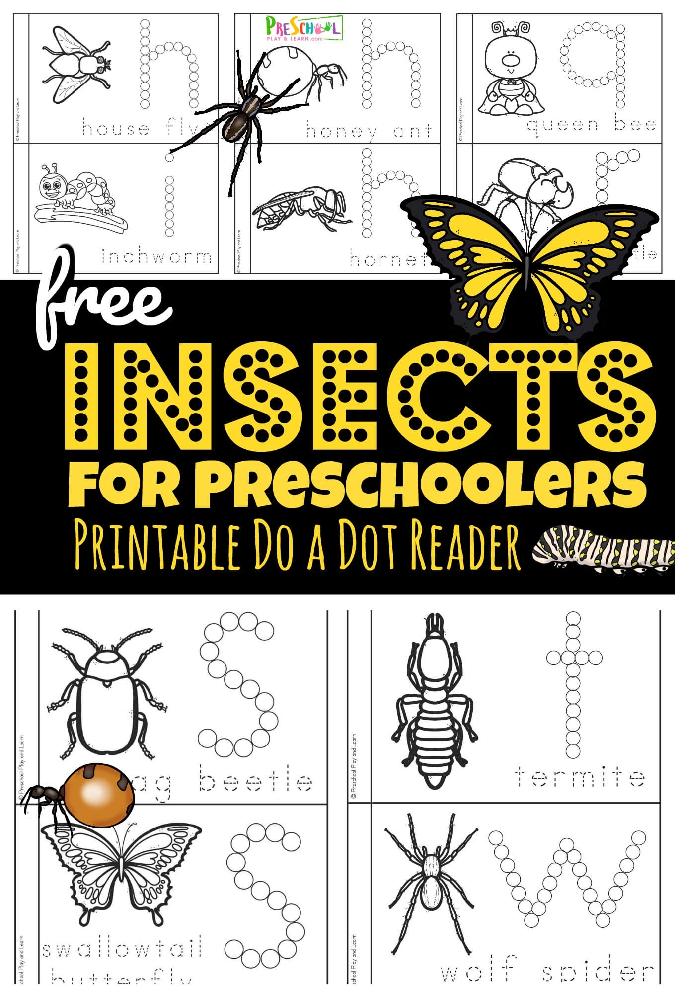 FREE Insects For Preschoolers Printable Book  FREE Insects For Preschoolers Printable Book