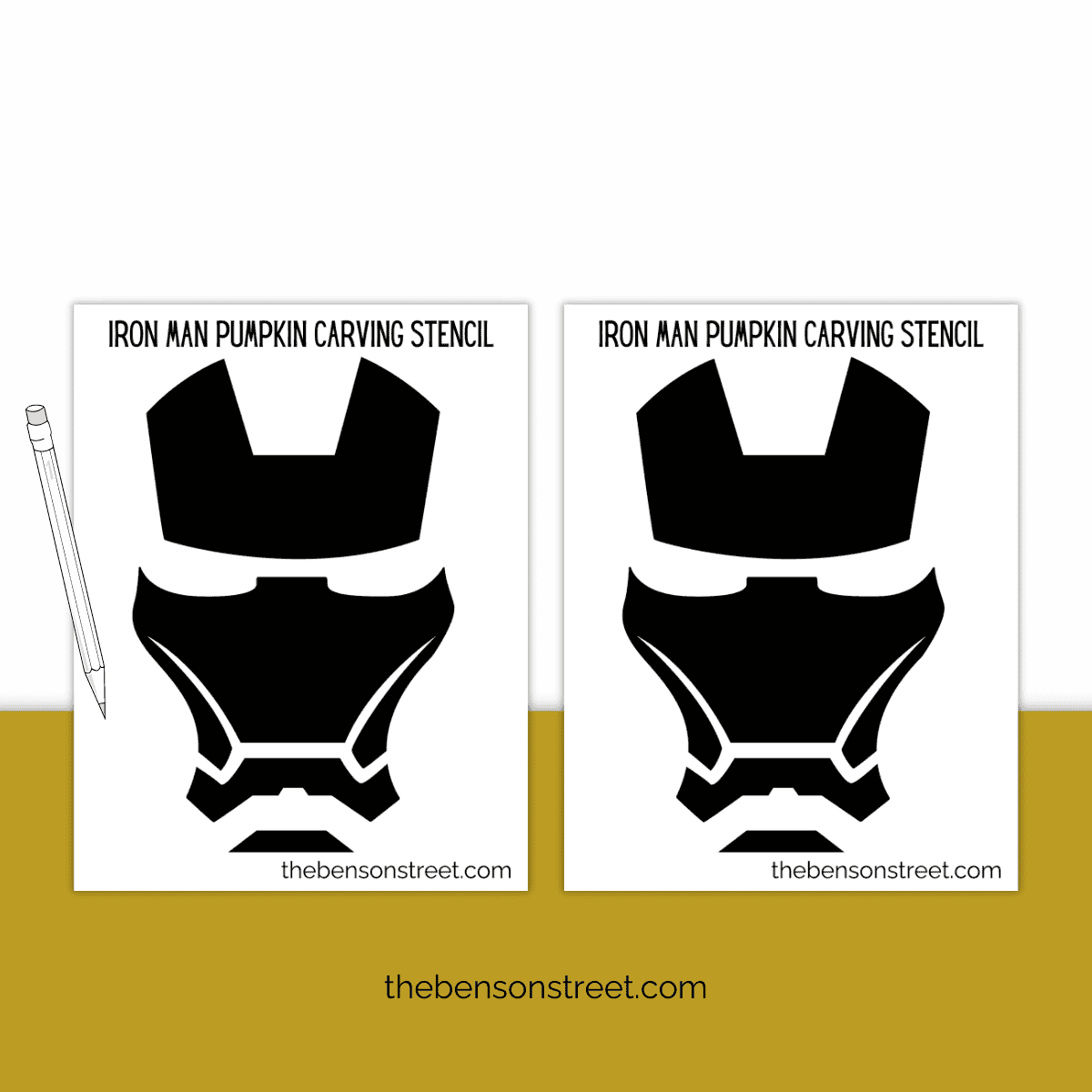 Free Iron Man Pumpkin Stencil Printable Carving Template The 