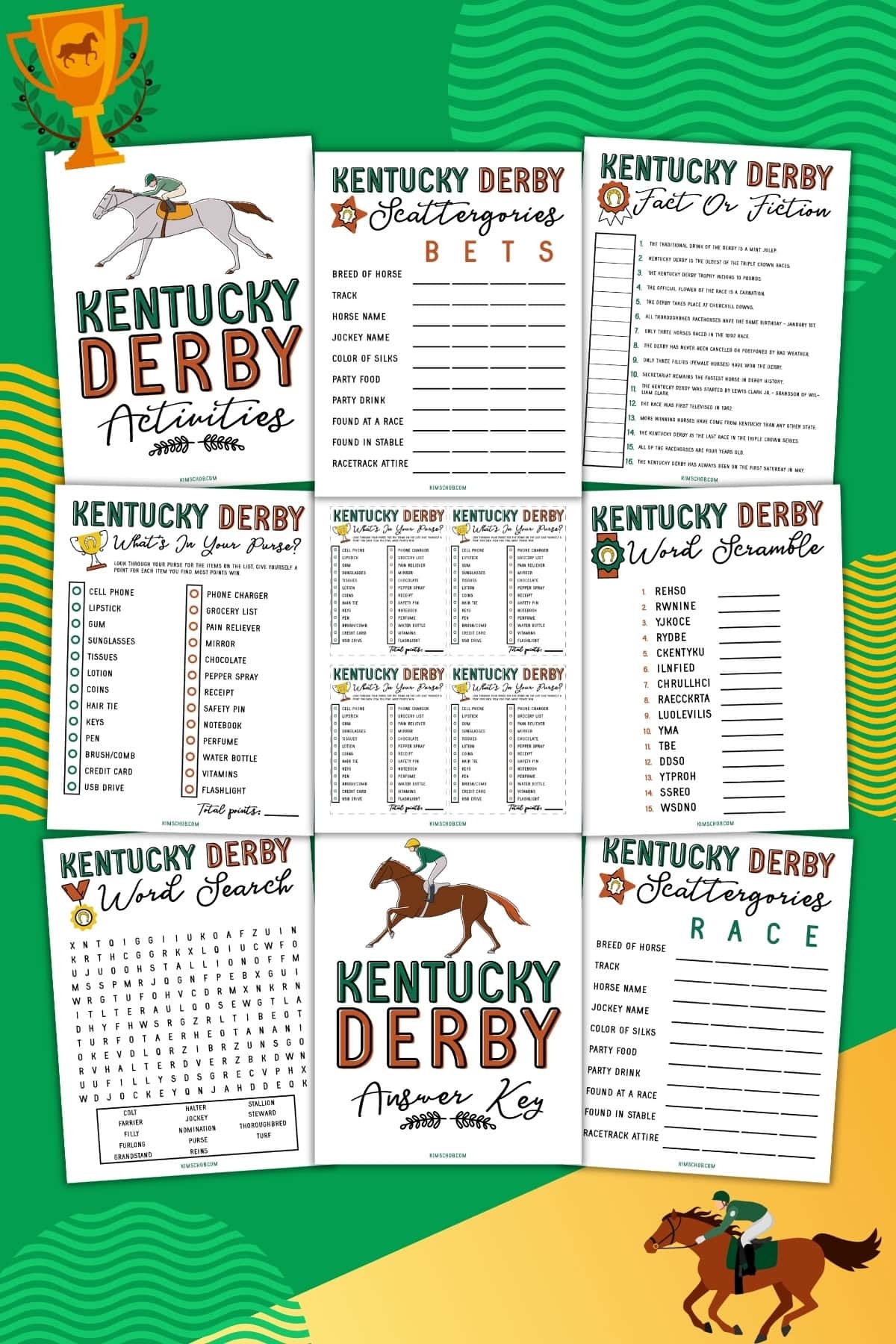 kentucky derby printables 2018