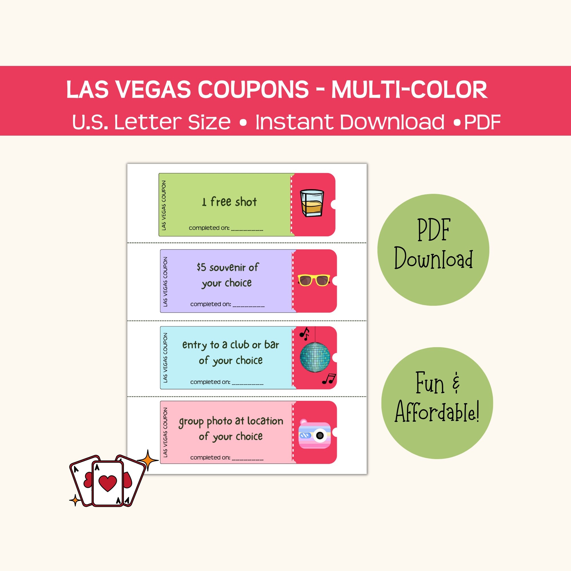 Free Las Vegas Printable Coupons U0026 Discounts FULL LISTING Worksheets Library