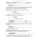 Free Living Trust Form Revocable PDF Word EForms