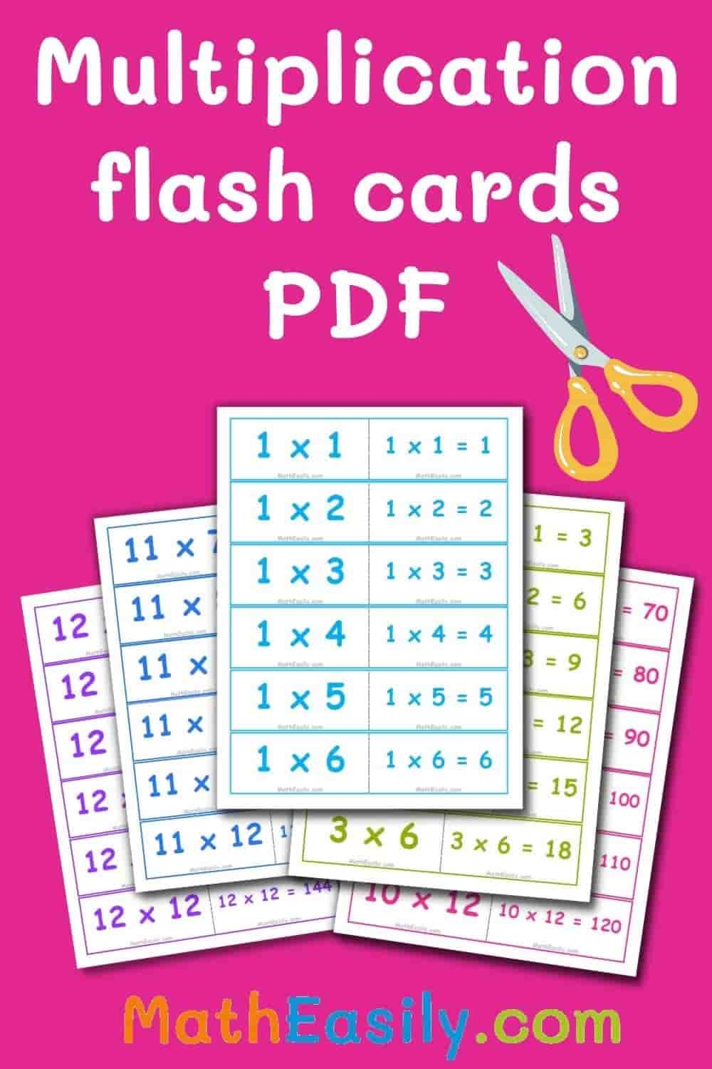 Free Math Flash Cards ONLINE Printable Free Math Flash Cards ONLINE Printable